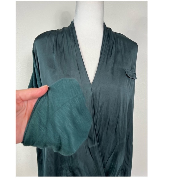 dolan Left Coast Collection Women Copper Solid Large Blouse - Picture 4 of 11